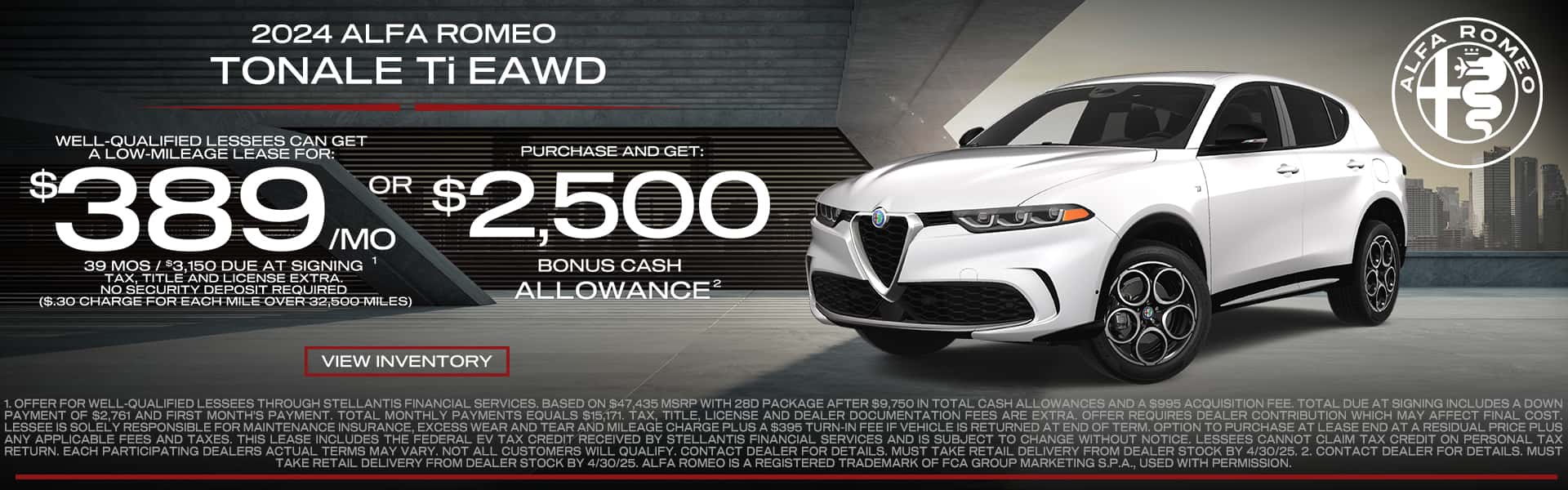 Alfa Romeo Tonale Lease