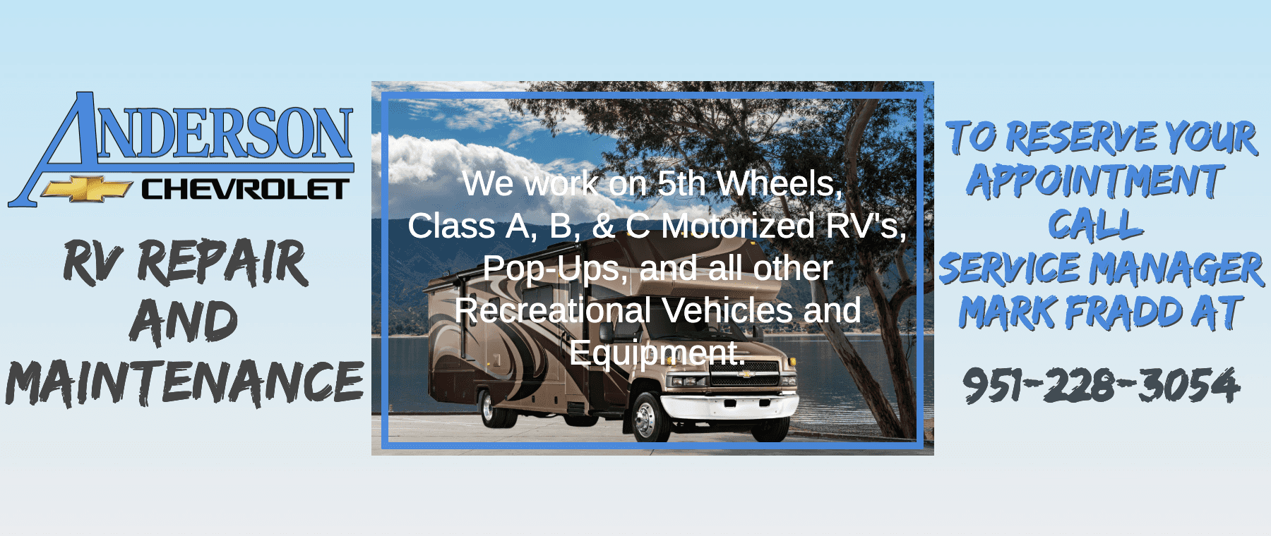 Anderson Chevy RV Service & Repair