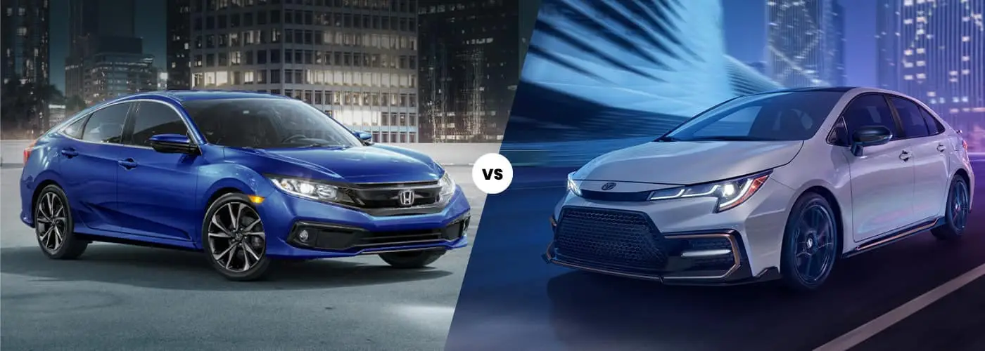 2021 Honda Civic Sedan vs. 2021 Toyota Corolla | Apostolakis Honda