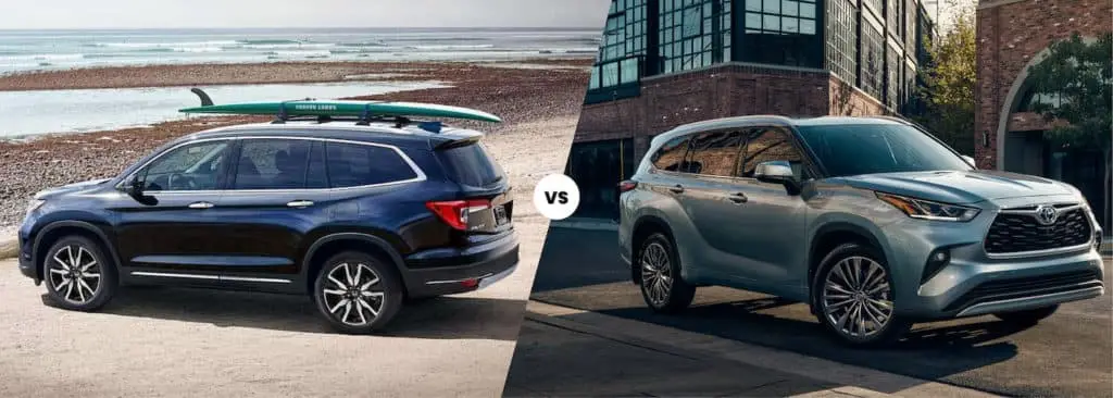 2021 Honda Pilot vs. 2021 Toyota Highlander | Apostolakis Honda