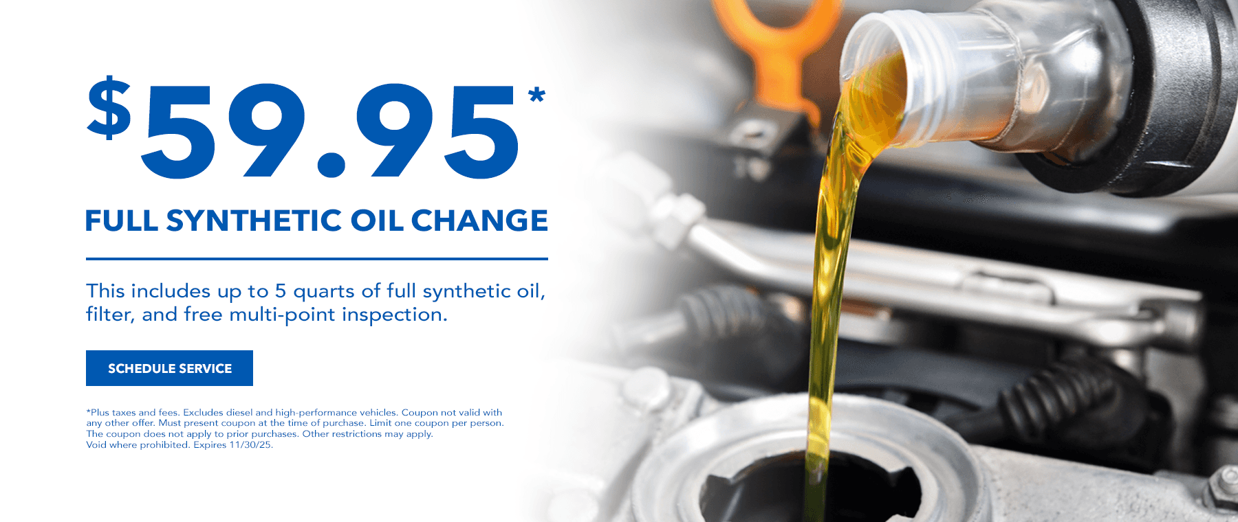 FULL SYNTHETIC OIL CHANGE