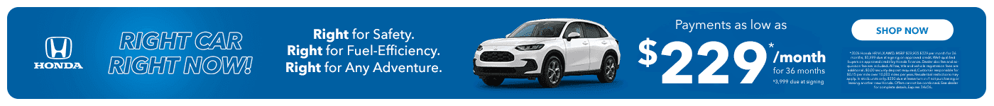 Payments as low as $229 /month for 36 months $3,999 due at signing