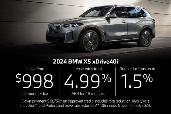 2024 BMW X5 xDrive40i Lease Offer
