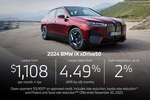 2024 BMW iX xDrive50 Lease Offer