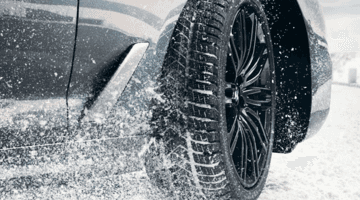 BMW Tire on snow