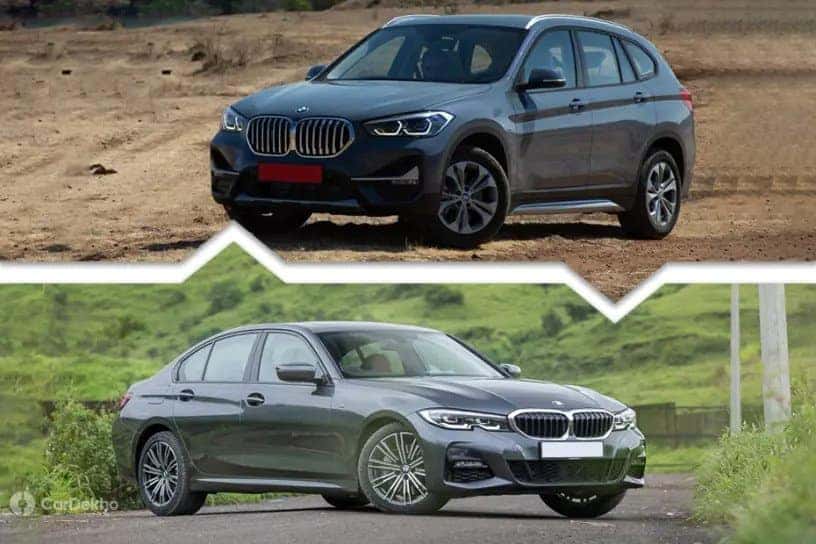 An image with the BMW X1 Sedan at the top, and the 3 Series below.