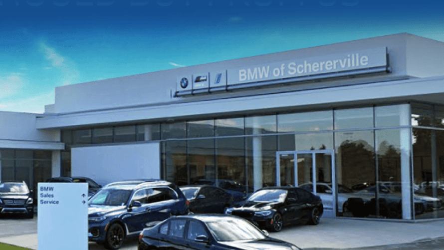 storefront of bmw schererville