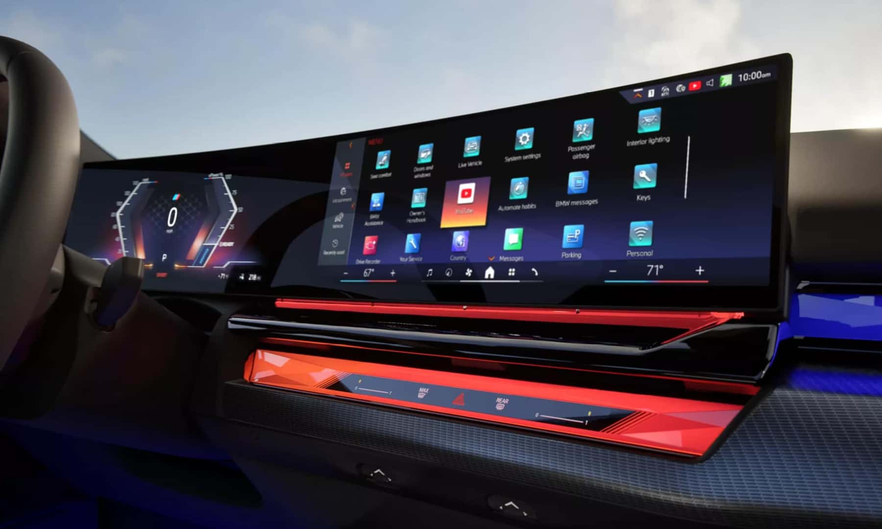 BMW i5 Interior Display