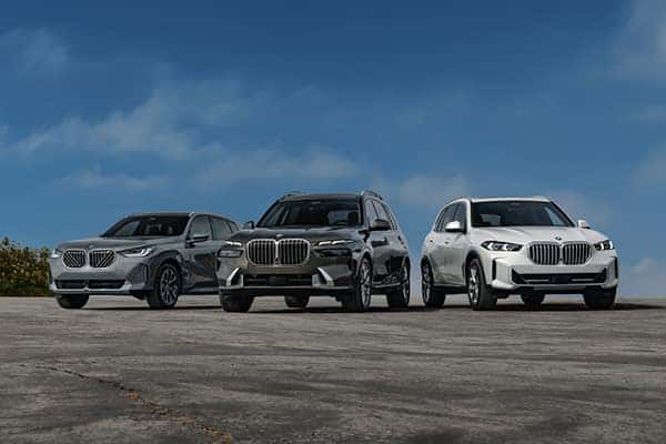 Vehicle selection step of the BMW Vehicle Upgrade Program