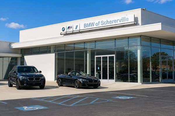BMW of Schererville dealership storefront