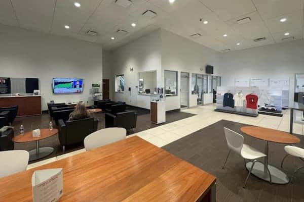 BMW of Schererville service department lounge