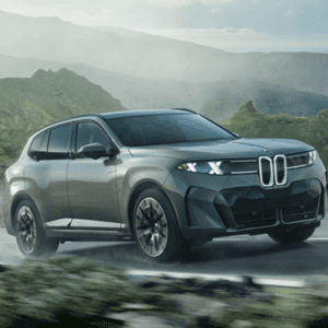 2027 BMW X5 front three-quarter view