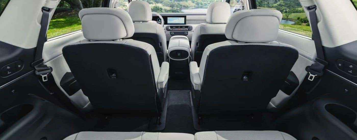The interior of a 2026 Hyundai Palisade from the cargo area.