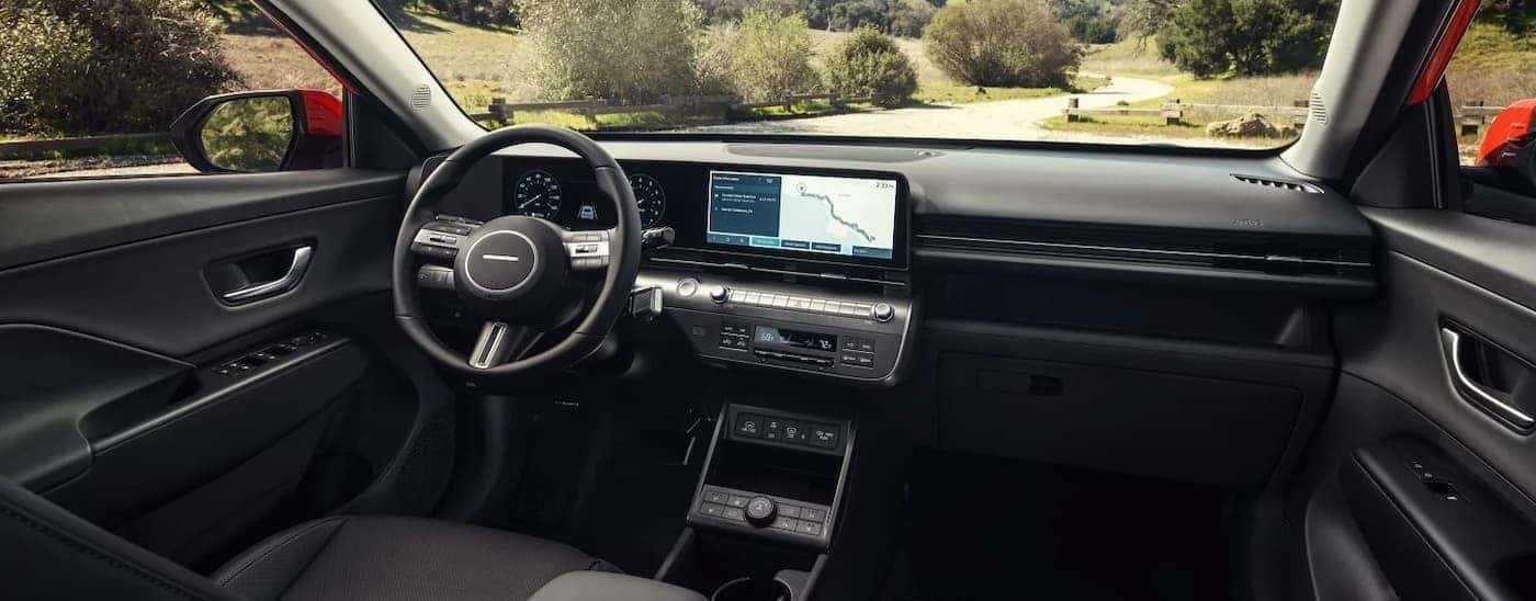 Black dash in a 2026 Hyundai Kona.