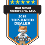 Bud Smail Motorcars Top Rated Dealer Award