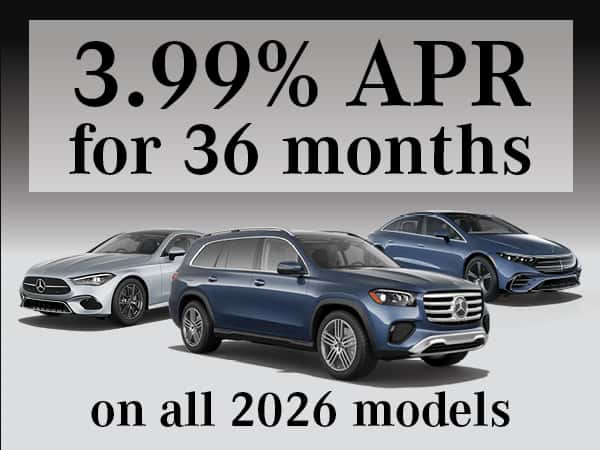 3.99% APR for 36 months