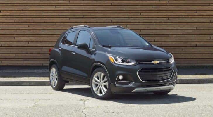 A popular Used Chevy Trax for Sale, a gray 2020 Chevy Trax, is shown parked.