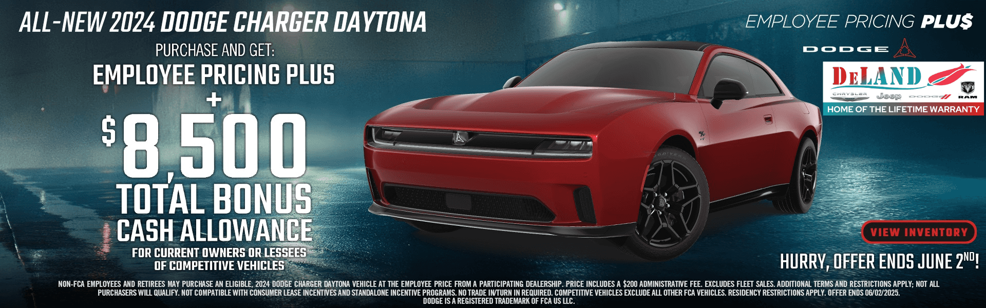 Employee Pricing Plus 2024 Dodge Charger Daytona