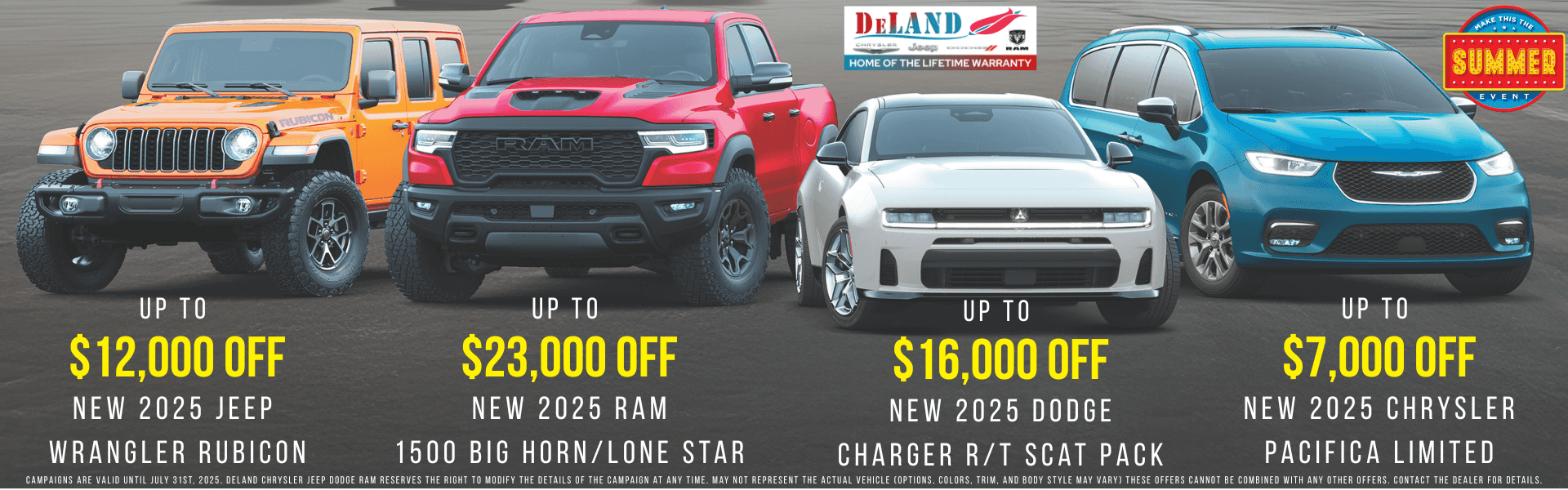 4th of July Car Deals