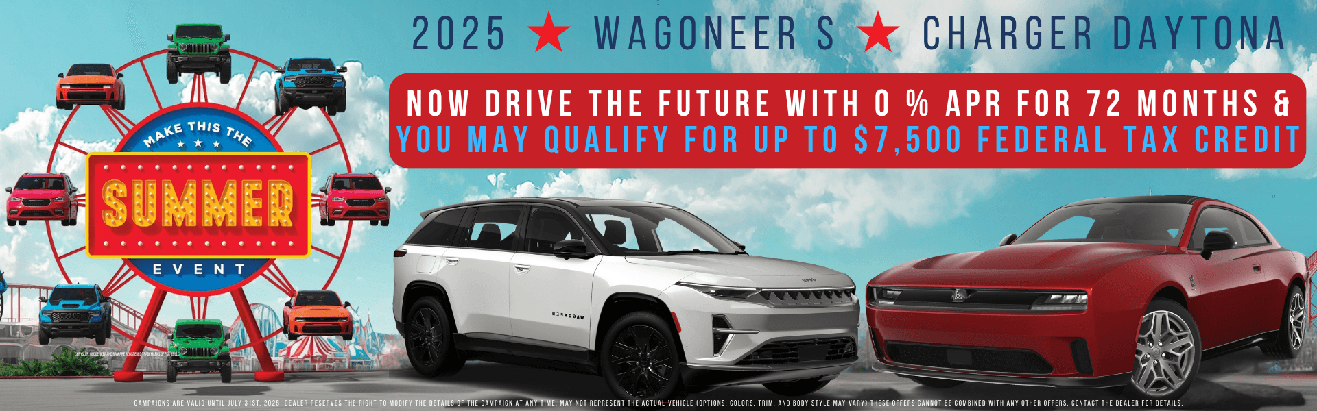EV 0% APR Wagoneer S - Charger Daytona