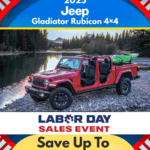 Labor Day Sale Jeep Deal - 2025 Gladitor Rubicon 4X4