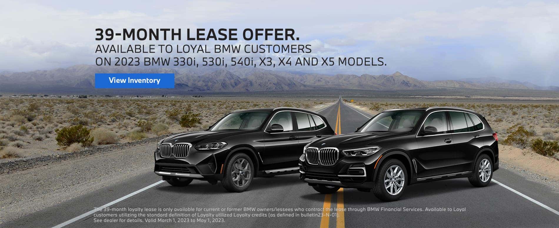 39 Month Lease Offer for Loyal BMW Customers