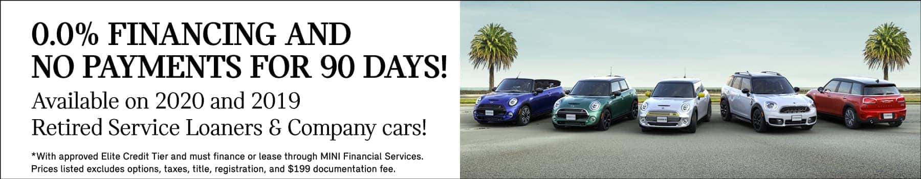 0%APR on all 2020 and 2019 company cars