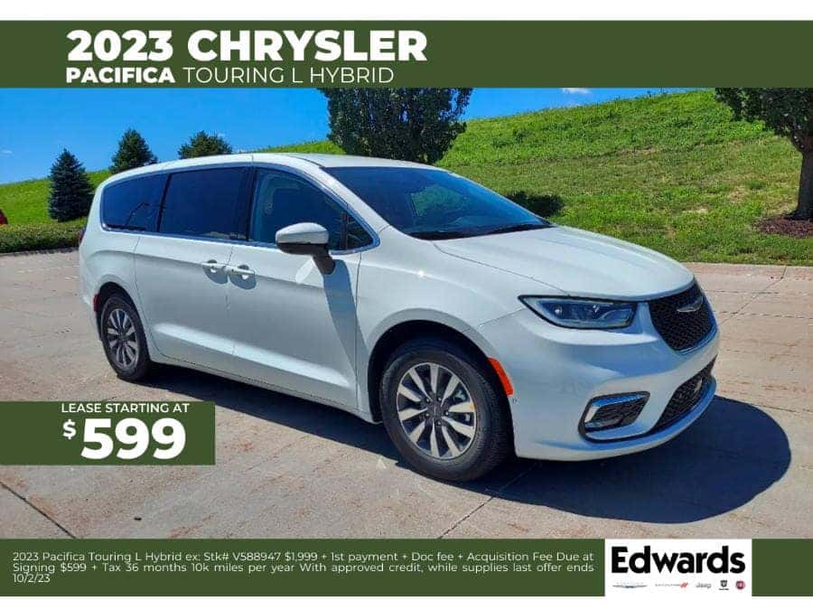 $599/mo - 2023 Chrysler Pacifica Touring L Hybrid