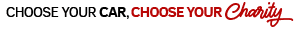 Choose your car, choose your charity