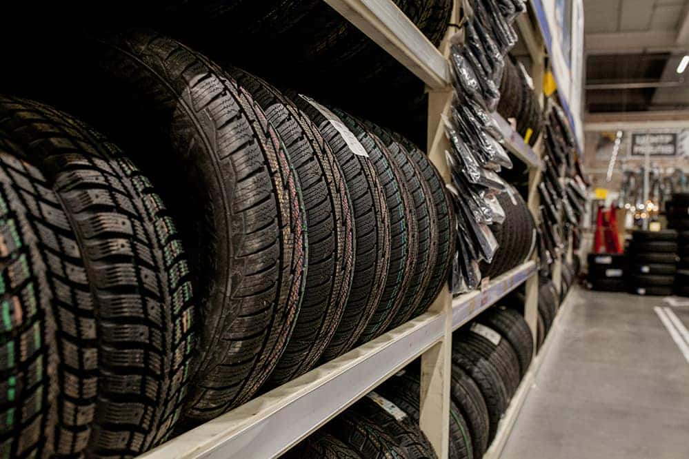 A step-by-step guide to changing a tire by Halterman's Toyota in East Stroudsburg | New tire rack