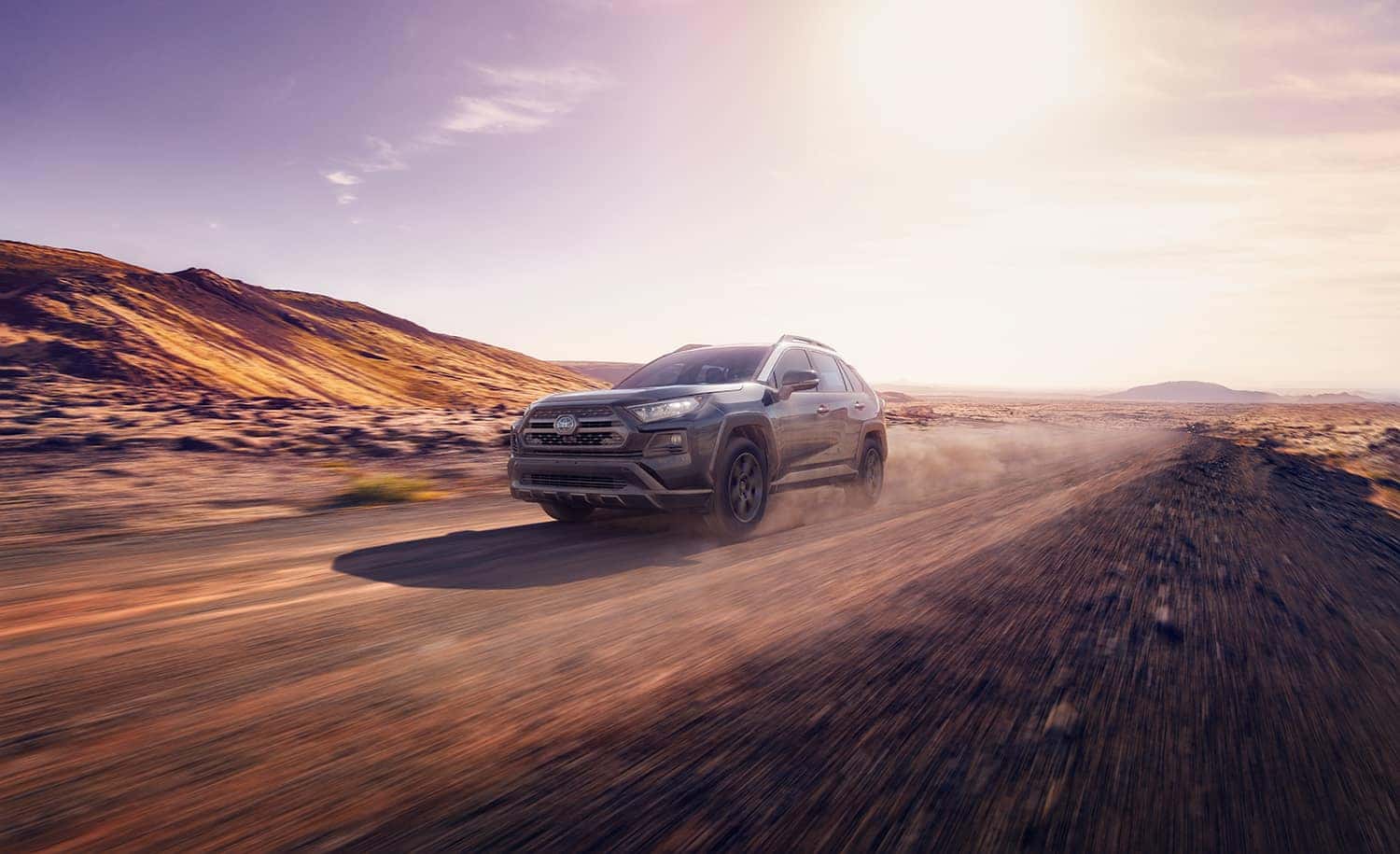 Accessories that help keep your Toyota protected at Halterman's Toyota in East Stroudsburg | 2020 Toyota RAV4 driving on off-road terrain