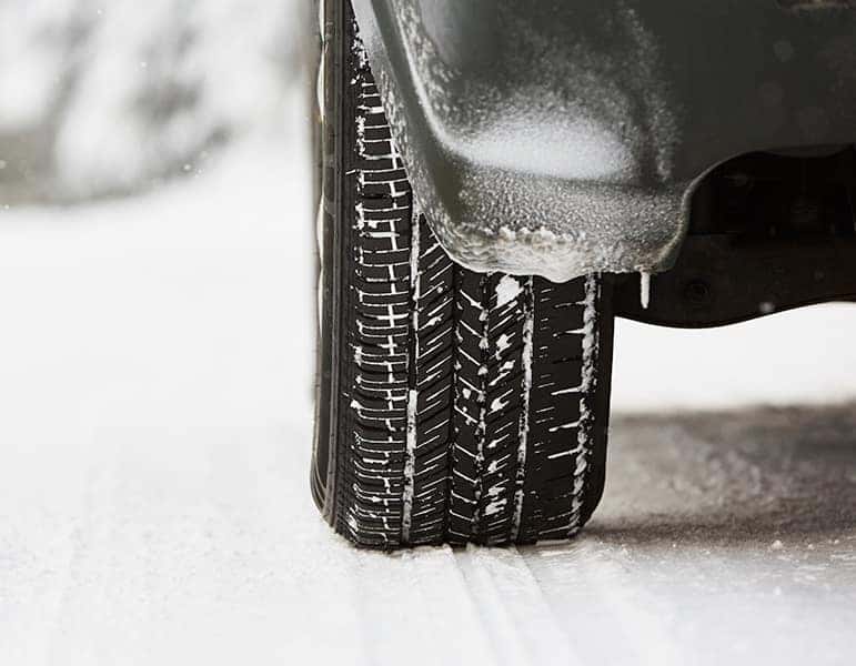 The Cold Facts of Winter Tires at Halterman's Toyota in East Stroudsburg, PA | Tire Driving on Top of Snow