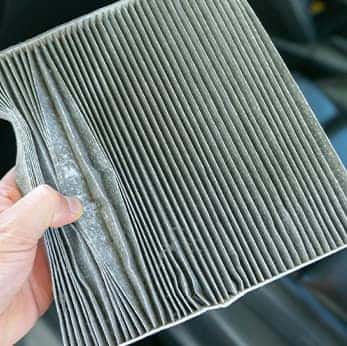 Everything You Need to Know About Cabin Air Filters | Close-up of a different version of an air filter