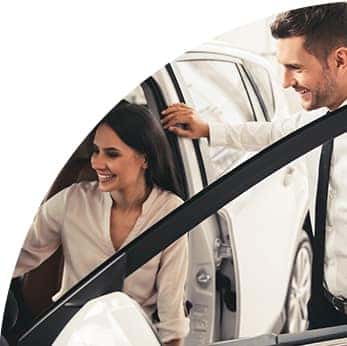 Defining APR at Halterman's Toyota in East Stroudsburg, PA | Defining APR at Halterman's Toyota in East Stroudsburg, PA | Sales woman shows customer features of new car