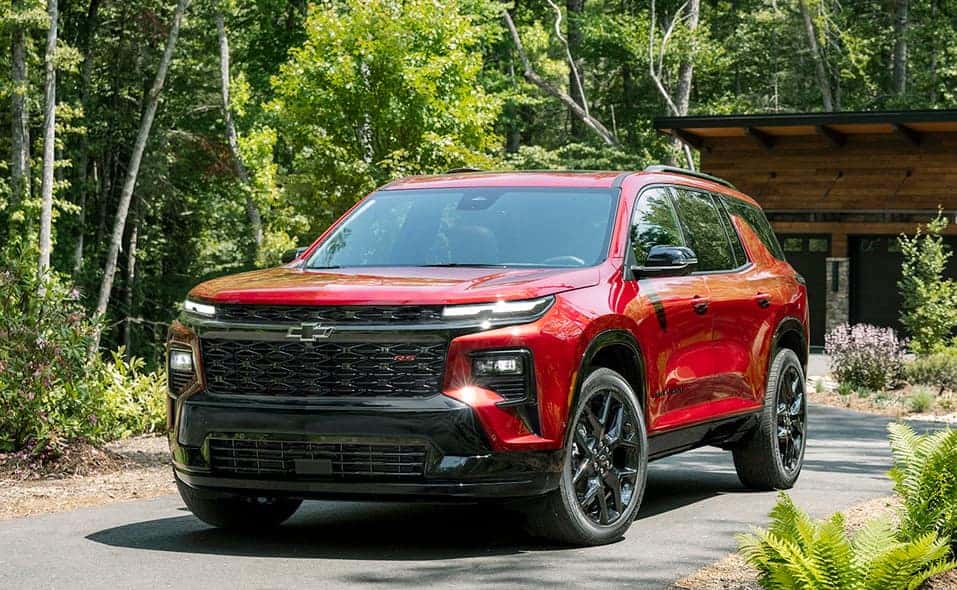 Red 2024 Chevrolet Traverse