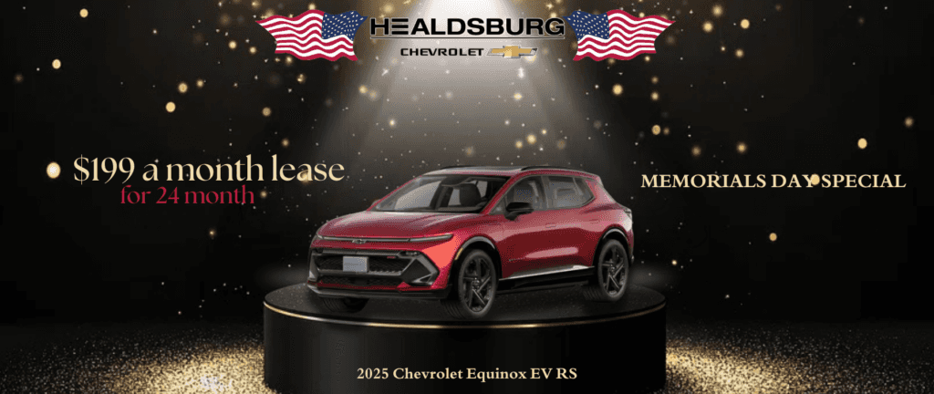 $199 a month lease for 24 month MEMORIALS DAY SPECIAL 2025 Chevrolet Equinox EV RS