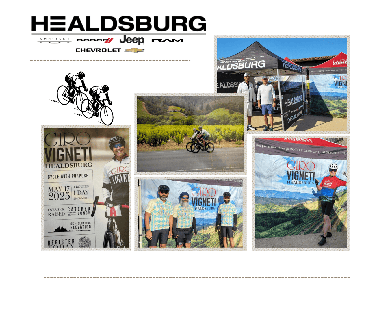 Giro Vigneti Healdsburg cycling tour