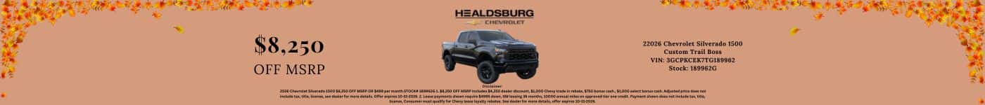 CHEVY SALES BANNER