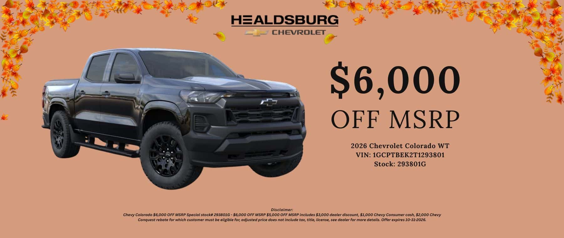 CHEVY SALES BANNER