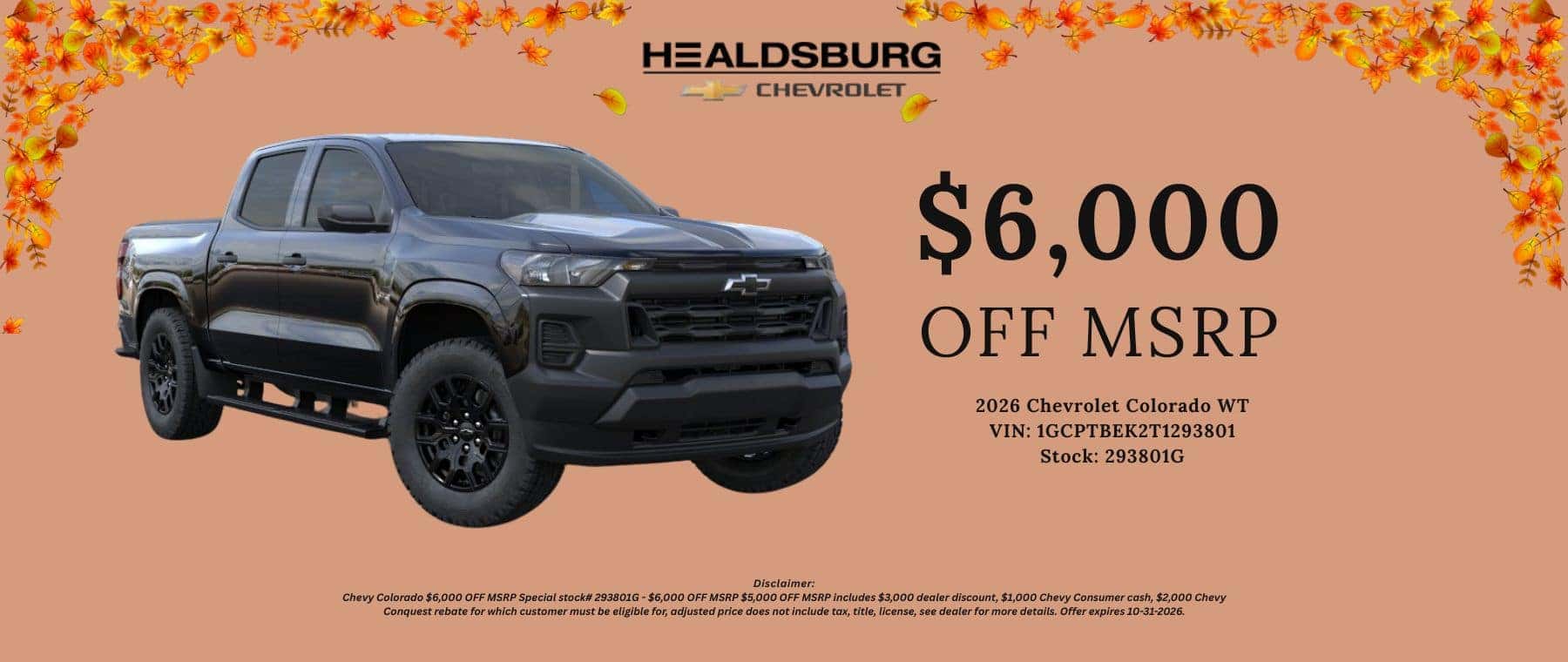 CHEVY SALES BANNER