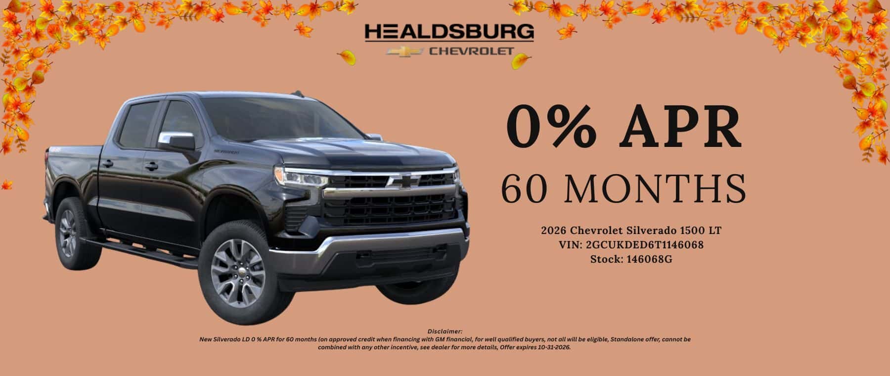 CHEVY SALES BANNER