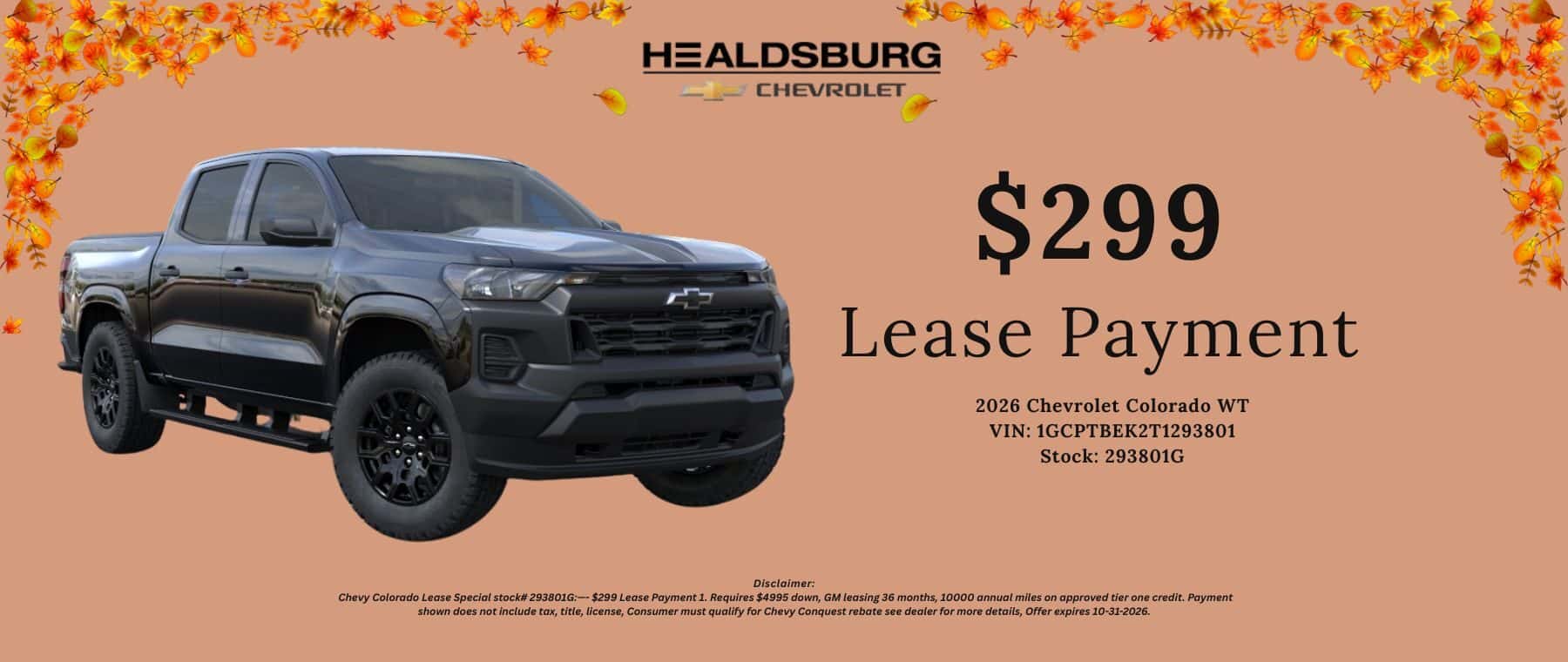 CHEVY SALES BANNER