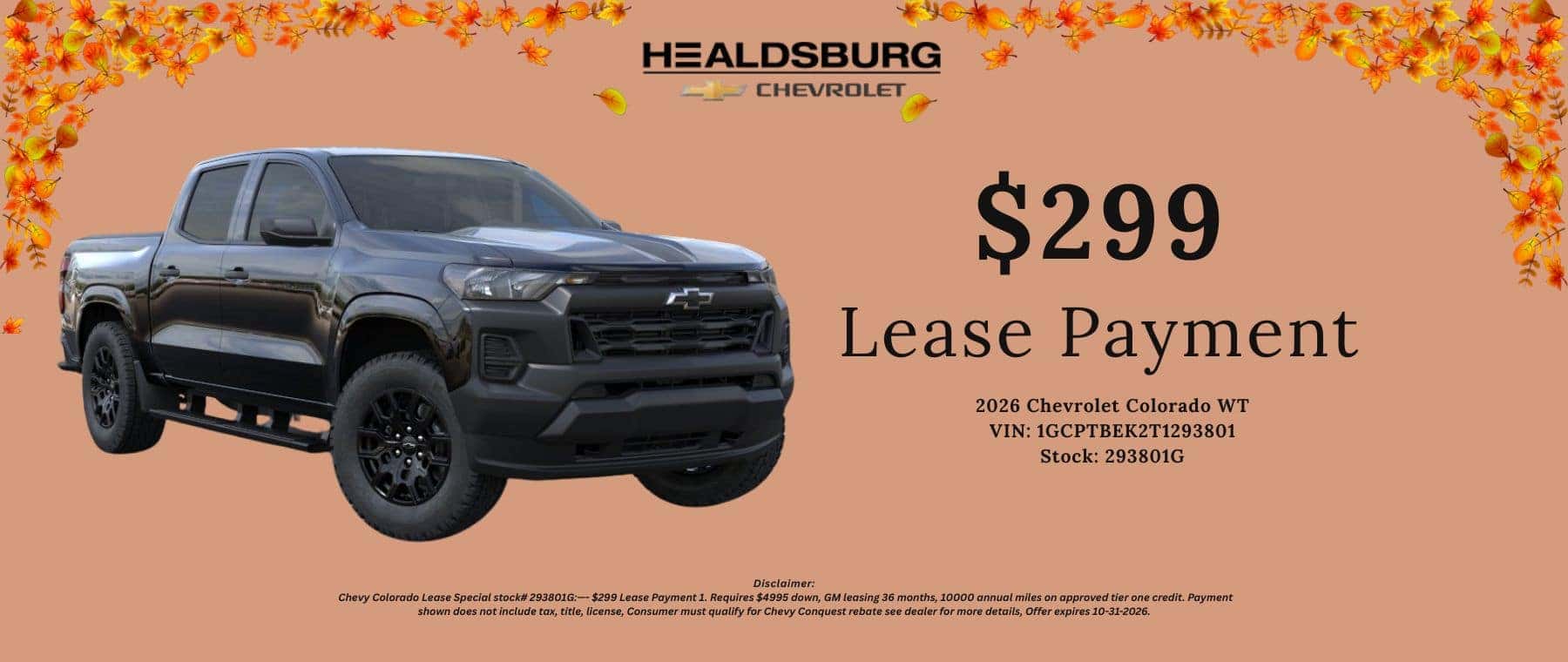 CHEVY SALES BANNER