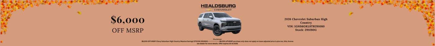 CHEVY SALES BANNER