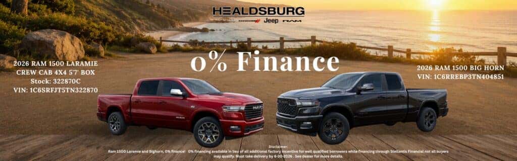 0% Finance - 2026 Ram 1500 