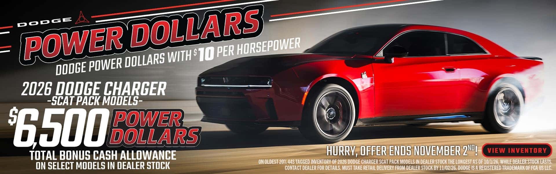 dodge charger offer