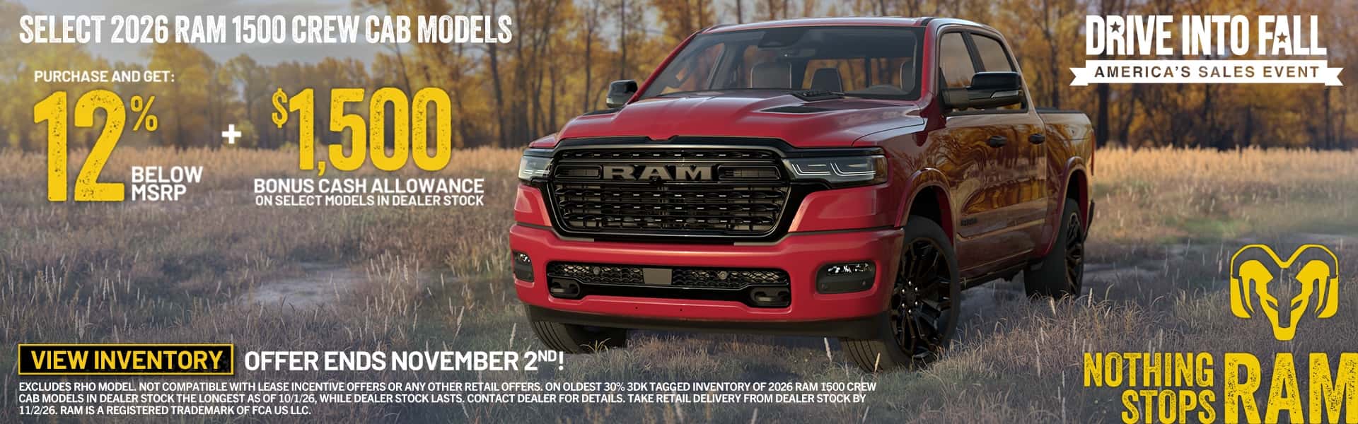 Crew Cab fall event