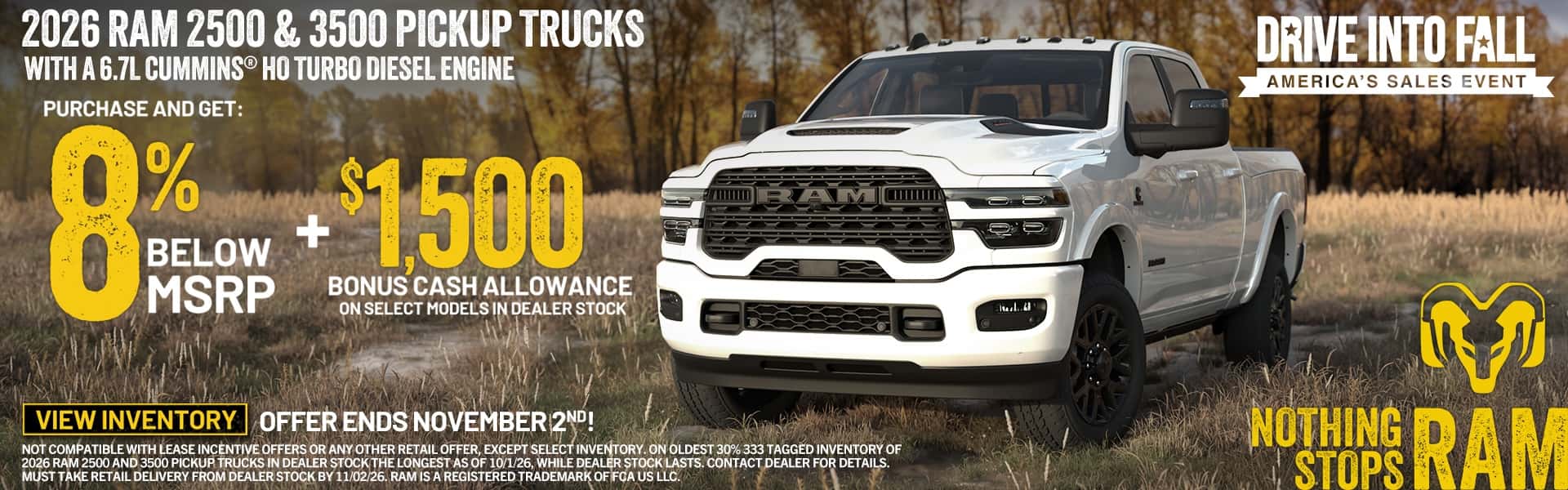 work truck fall event