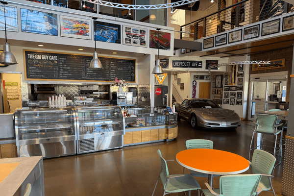 GM Guy Cafe food and beverage area