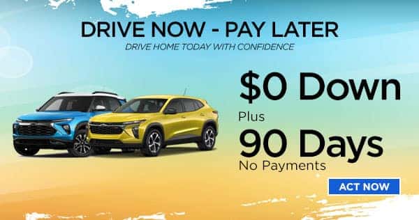 Drive Now - Pay Later Special